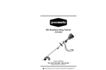 80V Pro 16-Inch Cordless String Trimmer Manual