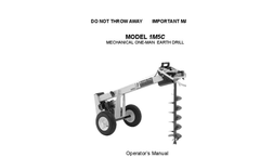 Ground Hog - Model 1M5C - Earthdrill - Manual