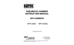 NPK - Pneumatic Hammers -  Manual