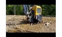 Sneller Excavator mounted Stump Grinder 275 017 8 2 Video