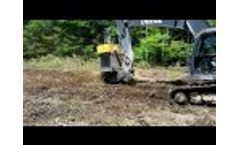 Sneller excavator Mounted Stump Grinder Video