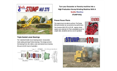 Excavator Mounted Stump Grinder Brochure