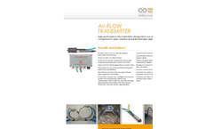 Mainstream - Model QT001 - AV-Flow Transmitter - Brochure