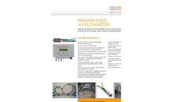 Mainstream - Model FS002 - Premier Fixed AV-Flowmeter - Brochure