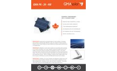 GMA Solar - Model GMA-P6-24-4W - Polycrystalline Solar Panel- Brochure
