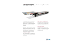Aluminum Drop Deck Trailers - Brochure
