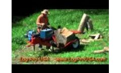 Log Splitter with Log Lift from Log Pro USA Video