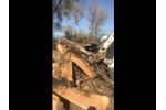 HF 300 Log Splitter on 12 ft Crotch Log Video