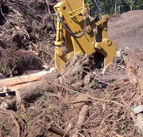 Vail - Severe-Duty Stump Shear for Excavators