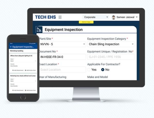 TECH-EHS Safety Equipment Inspection & Inventory Management Software