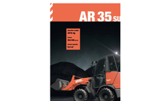 Super - Model AR 35 - Wheel Loaders Brochure