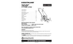 MAT Southland - Model SWLE0799 - Lawn Edger - Manual