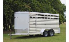Exiss - Model STK 713 BP - Bumper Pull Livestock Trailer