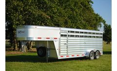 Exiss - Model STK 6816, 6820, 6824 - Gooseneck Livestock Trailers