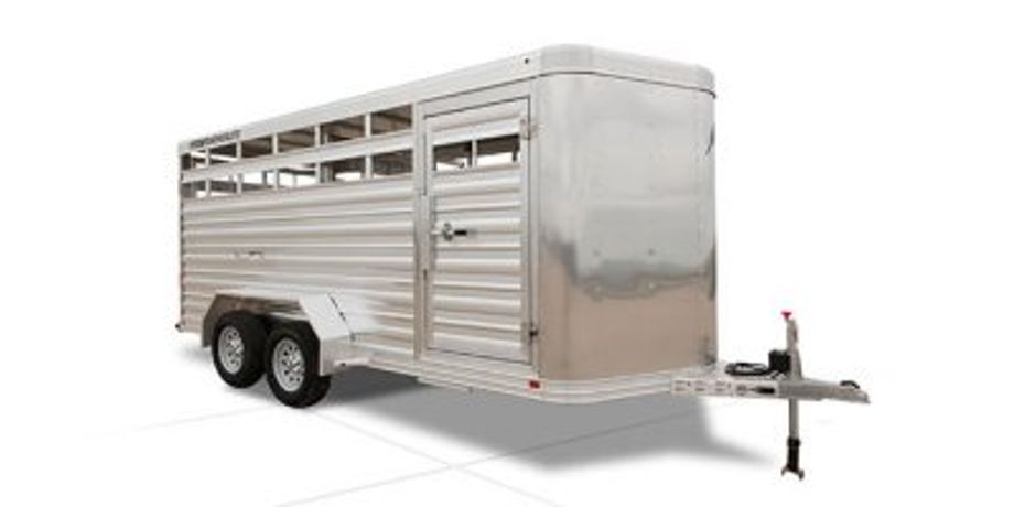 Featherlite - Model 8107 - Bumper Pull Stock Livestock Trailer