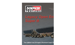 Doepker - Model Super B - Legacy Aluminum Open End Grain Trailer - Brochure