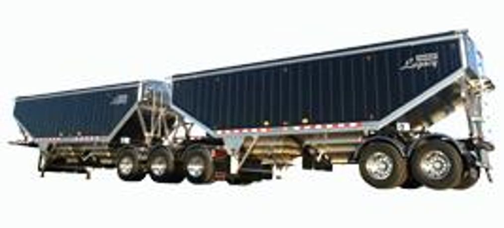 Doepker Legacy Super B Aluminum Open End Grain Trailer