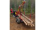 Lennartsfors - Forest Machine with 4WD Timber Trailer