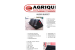 Agriquip - Auger Buckets Specification Brochure