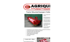 Agriquip - Tractor Sweeper / Collector Specification Brochure