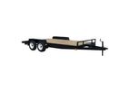 Car Mate - Model 8 x 14 - Plank Deck Angle Iron Trailer