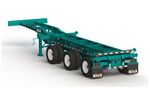 Max Atlas - Model CC3240-3S-00 - Heavy Duty Three Axles Spring Ride Container Chassis Trailers