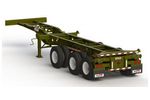 Max Atlas - Model CC3240-3CSJ-00 - Heavy Duty Three Axles Spring Ride Container Chassis Trailers