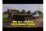 Big Tex Trailers 14LX Dump Trailer in Action - Video