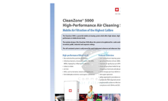IQAir CleanZone Series Product Information Brochure