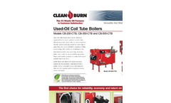 Clean Burn - Model CTB-200 - Waste Oil Boilers Brochure