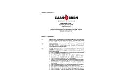 Clean Burn - Model CTB-350 - Waste Oil Boilers Brochure