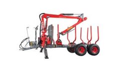 Krpan - Model GP 8 D - Forestry Trailers with Cranes