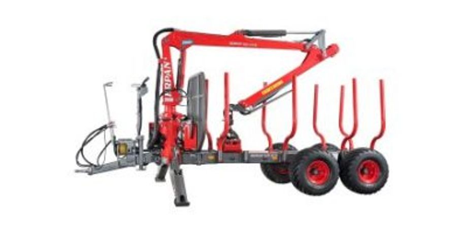 Krpan - Model GP 10 D - Forestry Trailers with Cranes