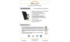 Model AE M6-60 Series - 235W-260W Monocrystalline and Polycrystalline Solar Module Brochure