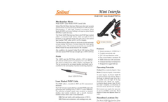 Solinst - Model 122M - Mini Oil/Water Interface Meter Brochure