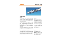 Solinst - Model 407 - Bladder Pump Data Sheet