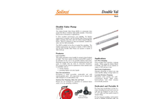 Solinst - Model 408 - Double Valve Pump Data Sheet