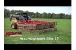 Accumagrapple Elite 15 Gathers and Grapples 15 Bale Hay Groups Video