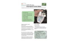 Concord - Model CCM-200 Plus - Chlorophyll Content Meter - Brochure