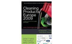 Cleaning Products Europe 2009 Programme