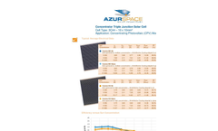 Space - Model 3G30A - Triple Junction Solar Cell Assembly  - Brochure