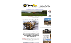 FieldPro Pull Type Sprayers - Brochure