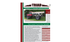 Triad Three Hopper Fertilizer Lime Spreader PDF