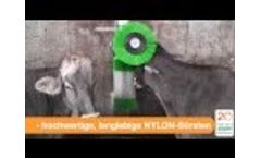Benefits SCHURR cow brush 2-brush system Video