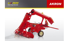 Akron - Model EX 3600 - Grain Bag Unloader Brochure