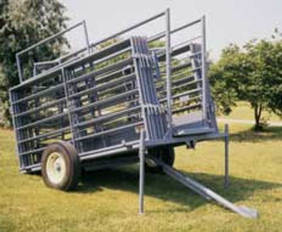 Multiple Duty Portable Livestock Corral-1