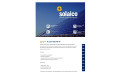 Solaico - Model 12 VOLTS – SL 366 150/160 W - Photovoltaic Solar Module - Datasheet