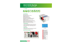 Model IG3115CS 1-12KVA - Pure Sine Wave Output Inverter Brochure