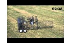 Wrangler Portable Corral Fold Up - Livestock Equipment Video