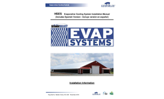 Hog Slat’ - Model EVAP - Cooling System Brochure